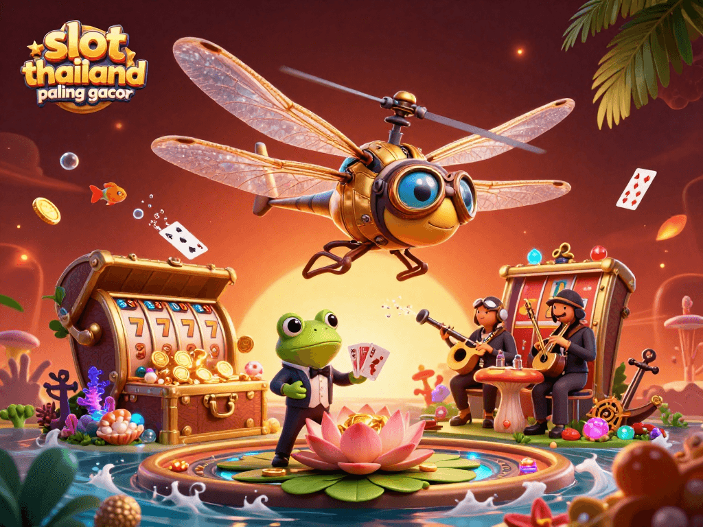 Experience the excitement of slot thailand paling gacor with vibrant characters and dazzling casino elements.
