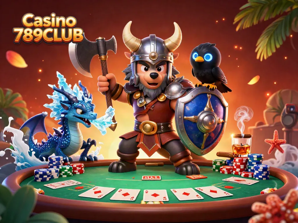 Experience thrilling gameplay at Casino 789CLUB with exciting poker action and vibrant characters.