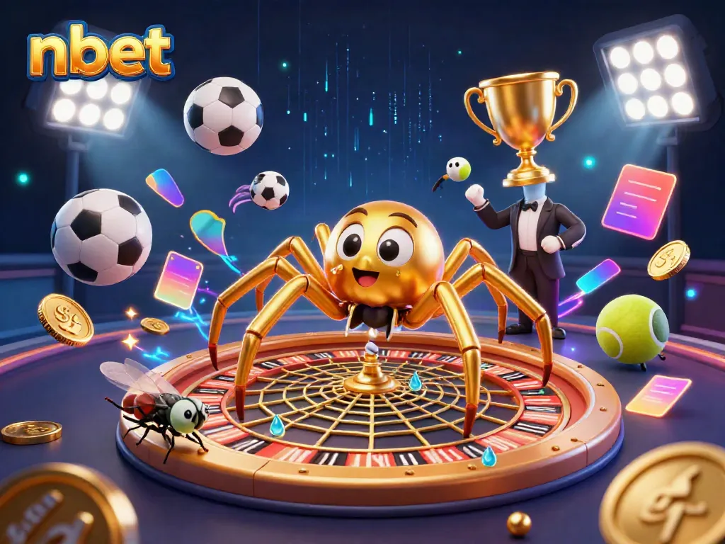 Experience thrilling betting action with nbet at a dynamic roulette-themed illustration.