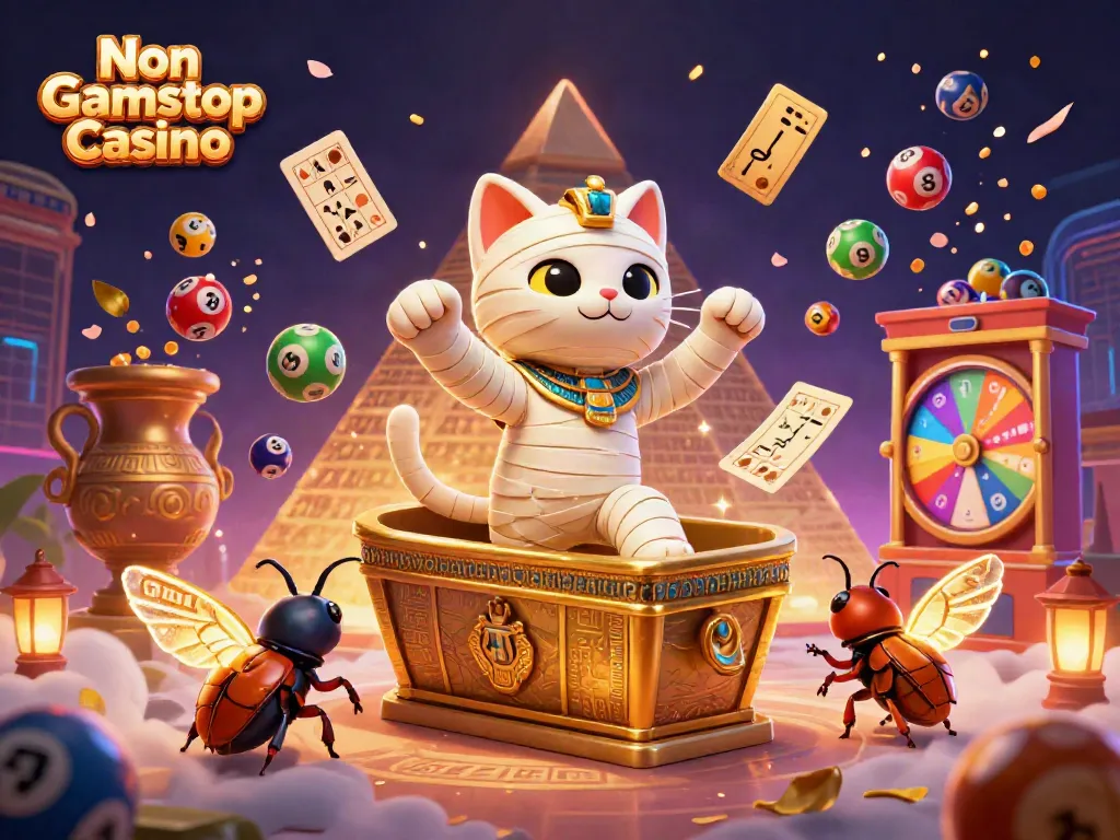Experience the excitement of a Non Gamstop Casino bursting with vibrant games and dynamic characters.