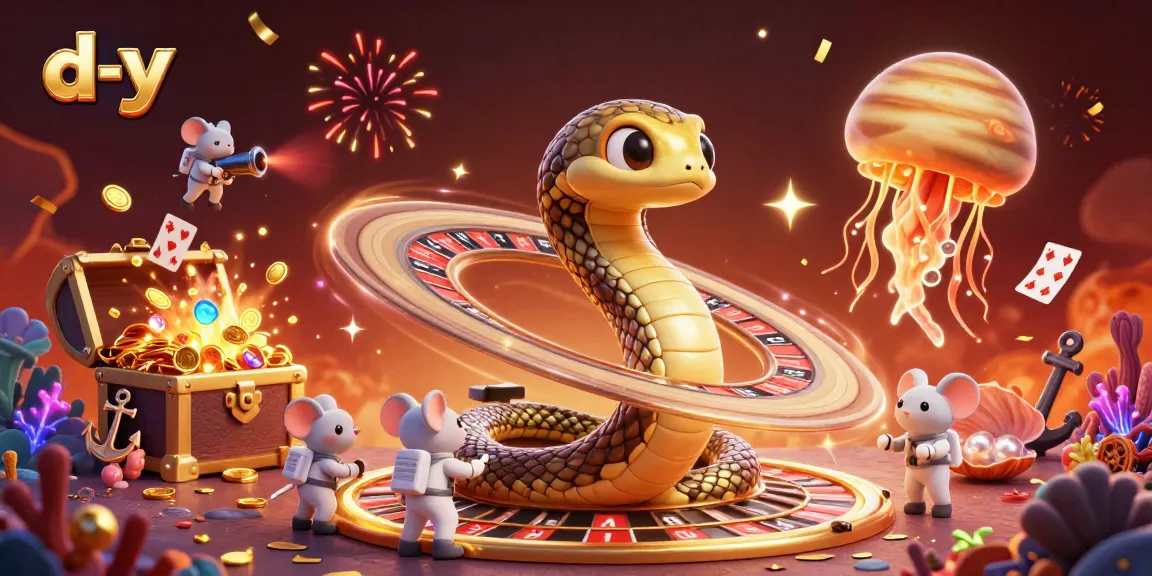 Engage with d-y as players bet on Saturn's rings amidst a vibrant cosmic casino.