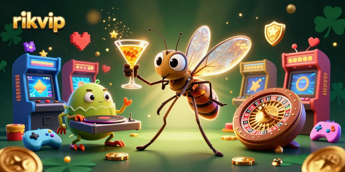 Engage with rikvip's thrilling casino experience featuring unique characters and vibrant game elements.