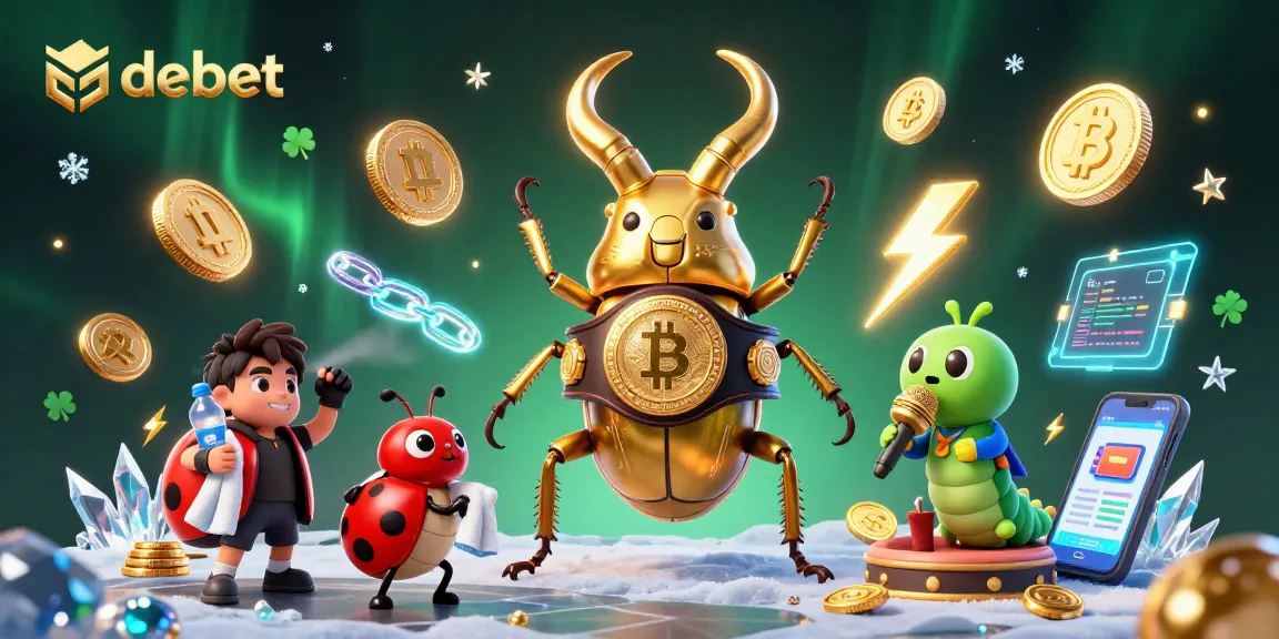 Experience thrilling gaming action at debet with vivid characters, coins, and an interactive casino environment.