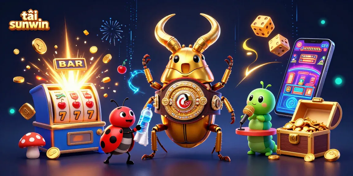 Spin the reels and win at tải sunwin with vibrant casino games featuring 3D characters and dynamic elements.