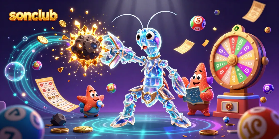 Engage with sonclub's exciting games while the galactic samurai battles for treasure amidst vivid casino elements.